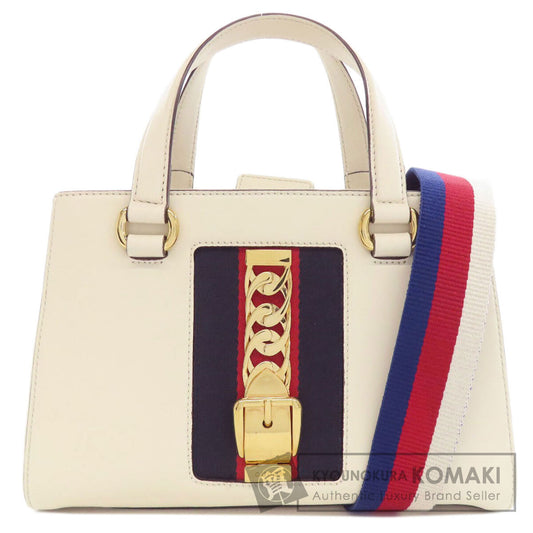 グッチ 460881 シルヴィ 2WAY ハンドバッグ カーフ レディース 【中古】【GUCCI】
