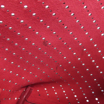 CHANEL Chain Tote Punching SilverHardware Tote Bag Grained Calfskin Skin Ladies [Used]