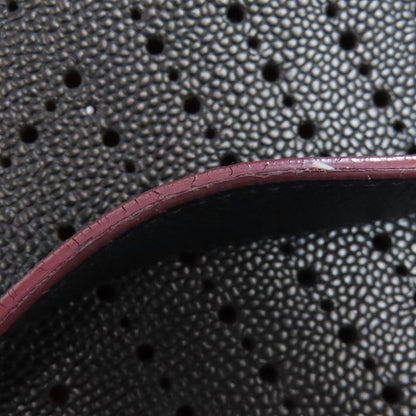 CHANEL Chain Tote Punching SilverHardware Tote Bag Grained Calfskin Skin Ladies [Used]