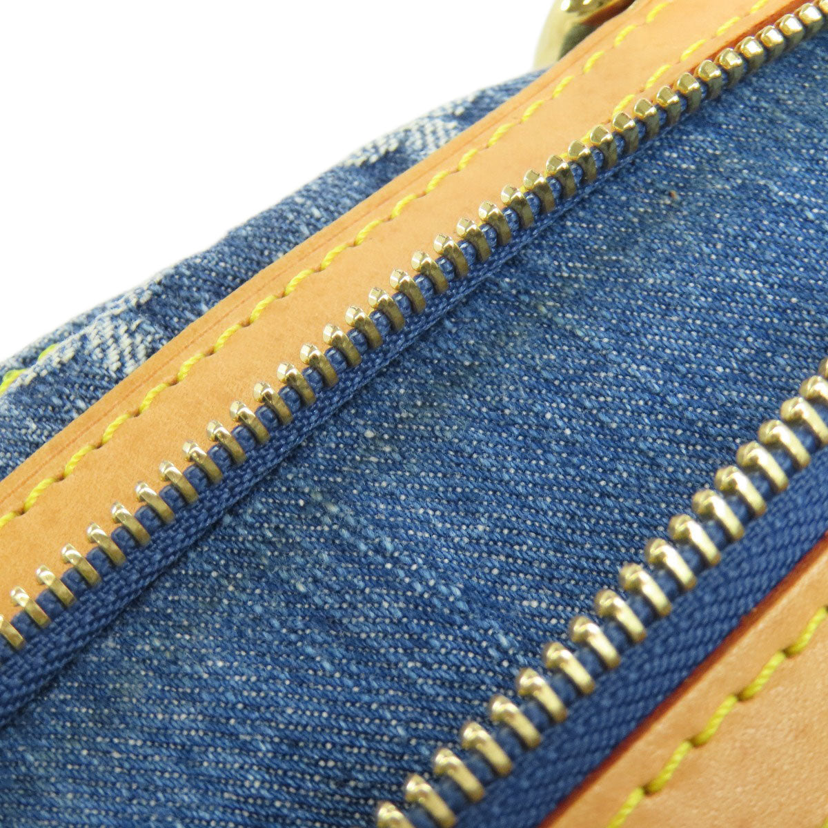 LOUIS VUITTON M95018 Flat shopper Tote Bag Monogram Denim Ladies [Used]