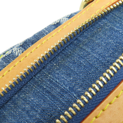 LOUIS VUITTON M95018 Flat shopper Tote Bag Monogram Denim Ladies [Used]