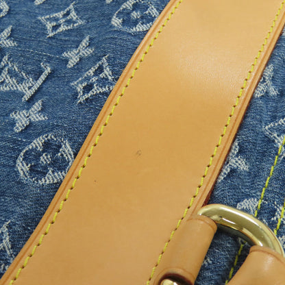 LOUIS VUITTON M95018 Flat shopper Tote Bag Monogram Denim Ladies [Used]
