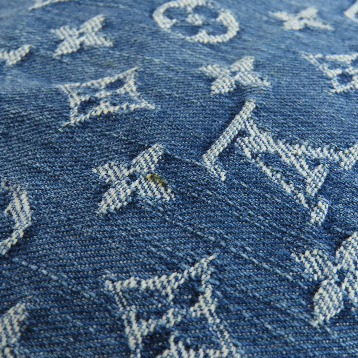 LOUIS VUITTON M95018 Flat shopper Tote Bag Monogram Denim Ladies [Used]