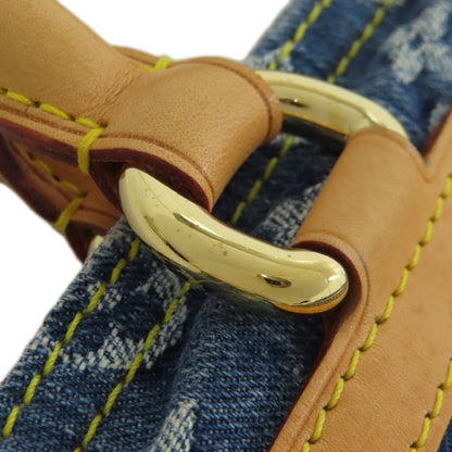 LOUIS VUITTON M95018 Flat shopper Tote Bag Monogram Denim Ladies [Used]