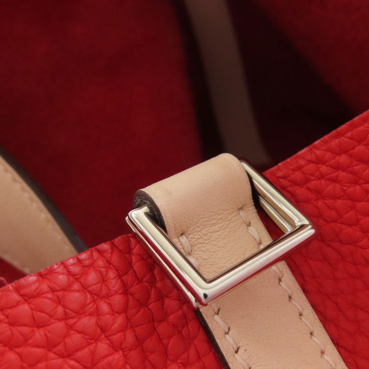 HERMES Picotin Lock MM Touch SilverHardware Handbag Taurillon Clemence SwiftLadies [Used]