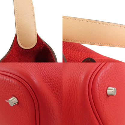 HERMES Picotin Lock MM Touch SilverHardware Handbag Taurillon Clemence SwiftLadies [Used]