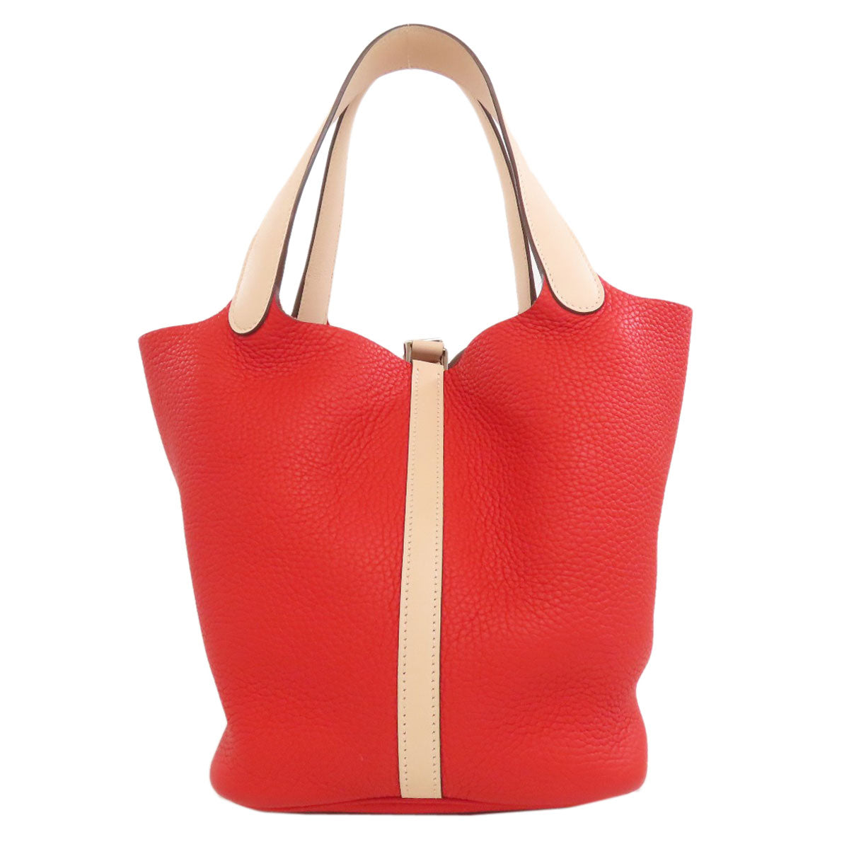 HERMES Picotin Lock MM Touch SilverHardware Handbag Taurillon Clemence SwiftLadies [Used]