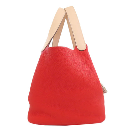 HERMES Picotin Lock MM Touch SilverHardware Handbag Taurillon Clemence SwiftLadies [Used]