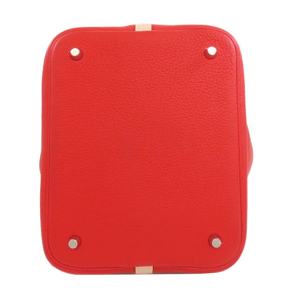 HERMES Picotin Lock MM Touch SilverHardware Handbag Taurillon Clemence SwiftLadies [Used]