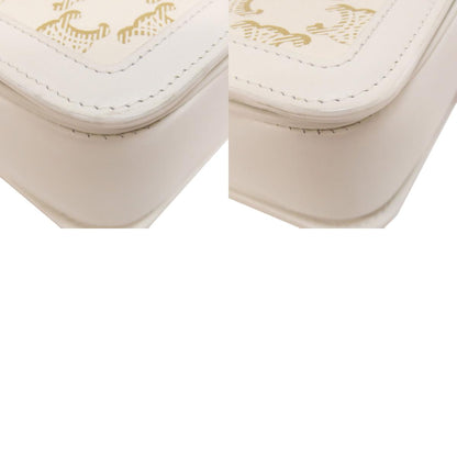 CELINE Teen Triomphe Shoulder Bag PVC CalfLadies [Used]