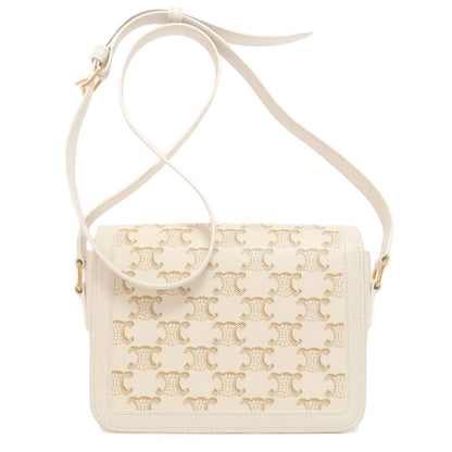 CELINE Teen Triomphe Shoulder Bag PVC CalfLadies [Used]