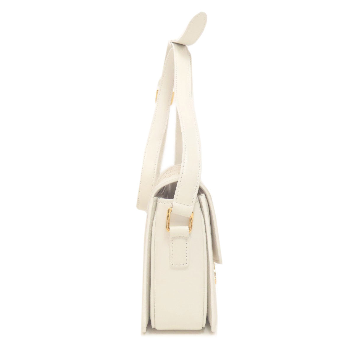 CELINE Teen Triomphe Shoulder Bag PVC CalfLadies [Used]
