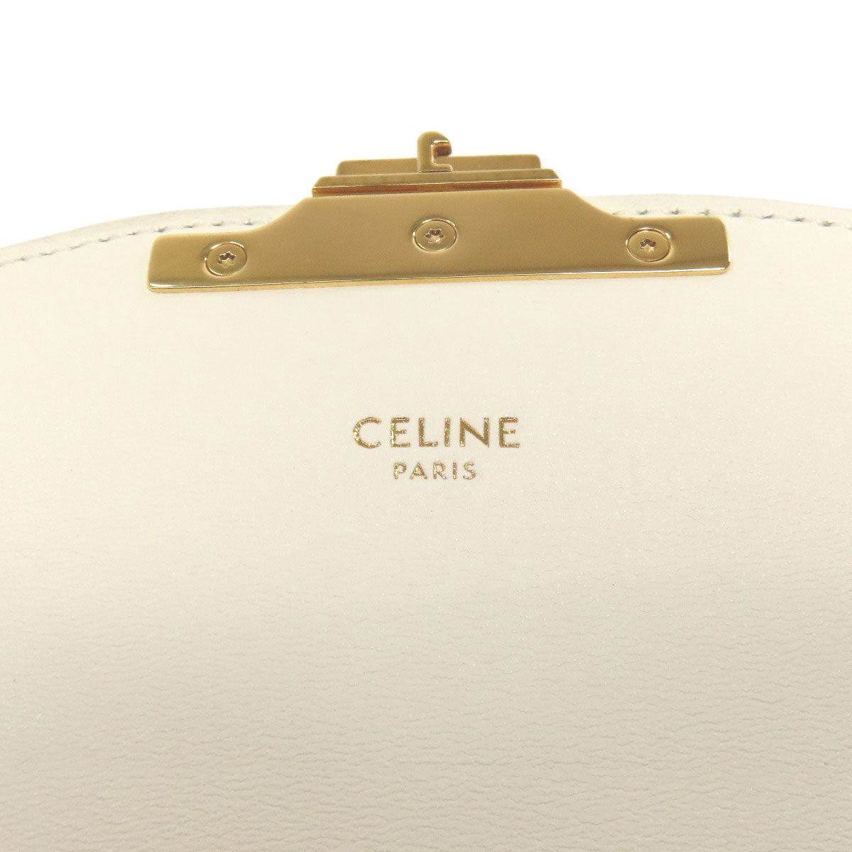 CELINE Teen Triomphe Shoulder Bag PVC CalfLadies [Used]