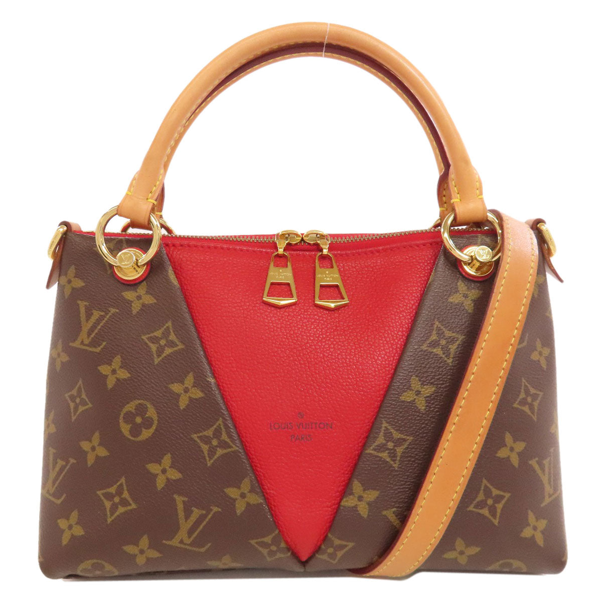 LOUIS VUITTON M43966 V Tote BB Handbag Monogram canvas Ladies [Used]
