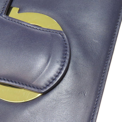 Salvatore Ferragamo GanciniHardware ChainShoulder Shoulder Bag Leather Ladies [Used]