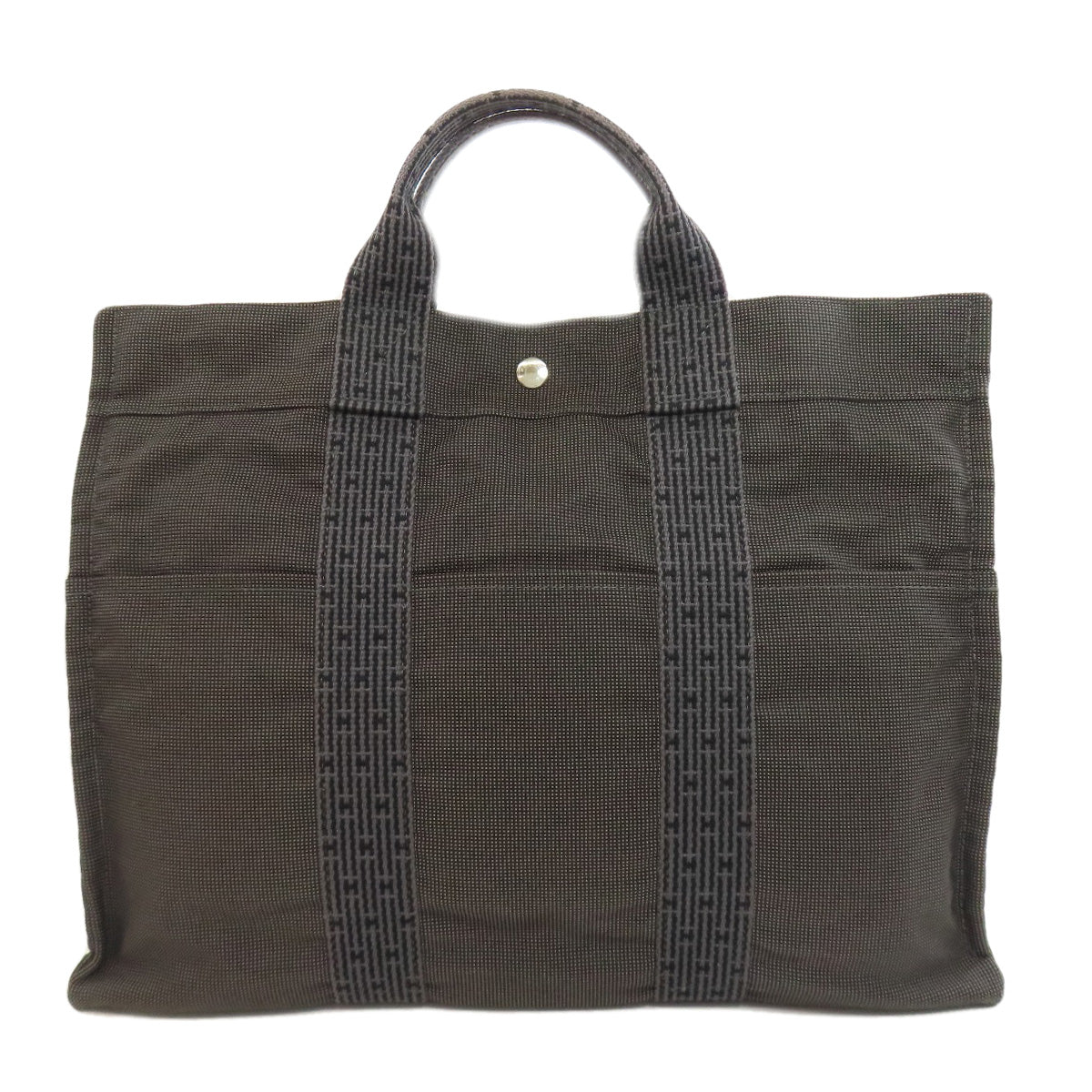 HERMES Her LineMM Handbag Canvas Ladies [Used]
