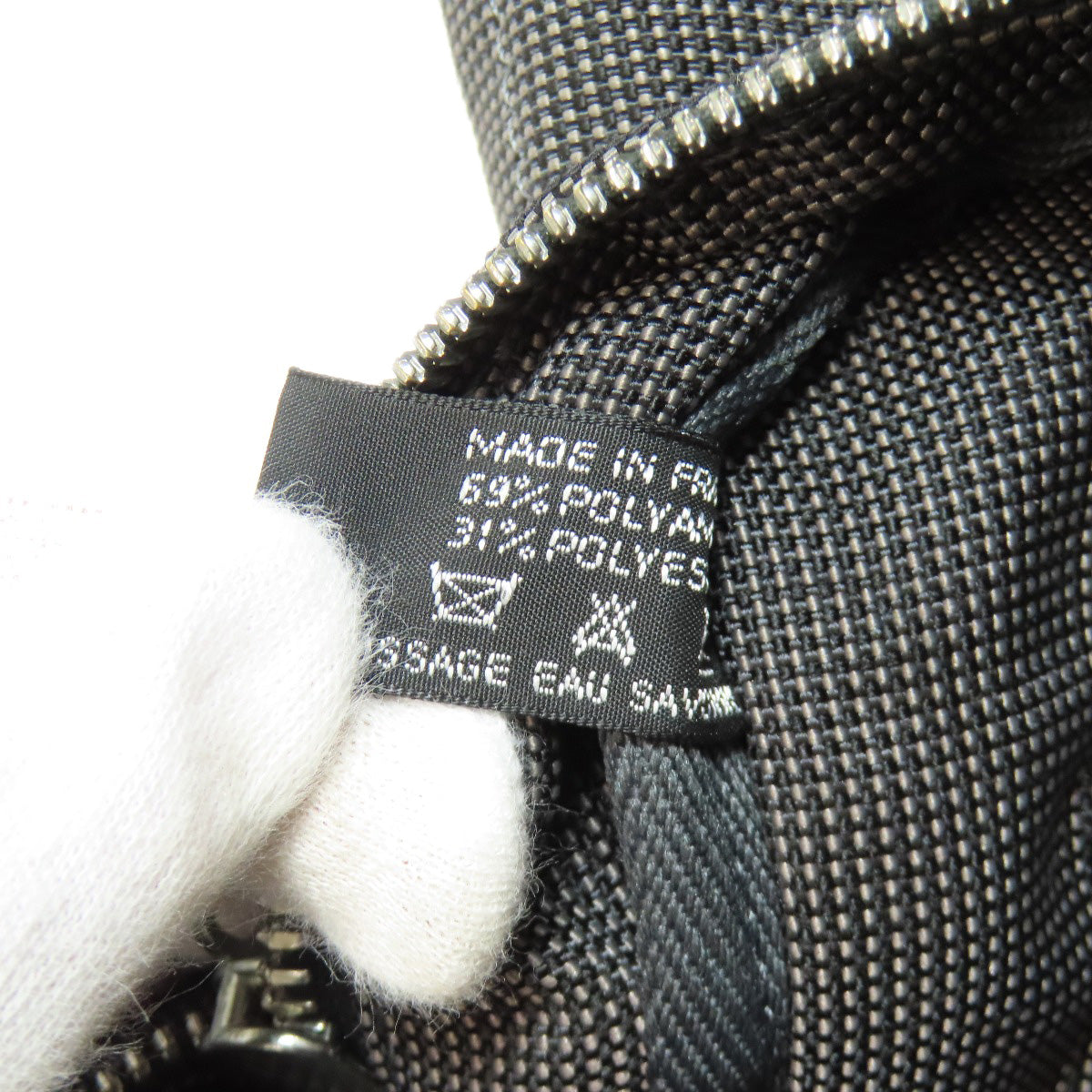 HERMES Her LineMM Handbag Canvas Ladies [Used]