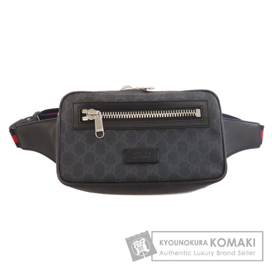 グッチ 474293 GGスプリーム ボディバッグ PVC レディース 【中古】【GUCCI】