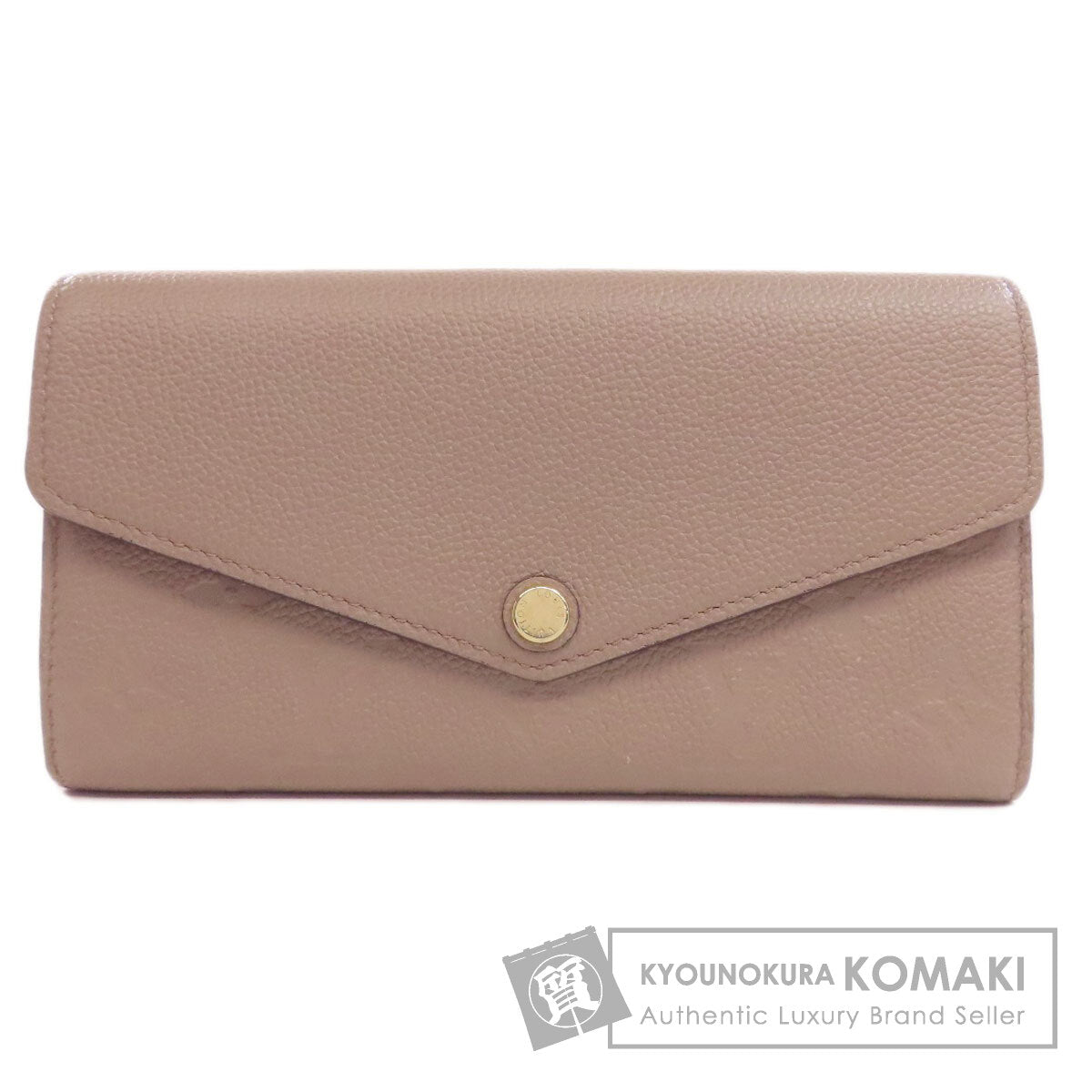 LOUIS VUITTON M68708 Portefeiulle Â· Sarah Long wallet (with coin pocket) Empreinte Ladies [Used]