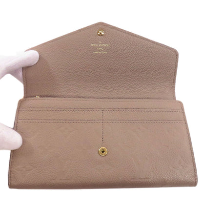 LOUIS VUITTON M68708 Portefeiulle Â· Sarah Long wallet (with coin pocket) Empreinte Ladies [Used]