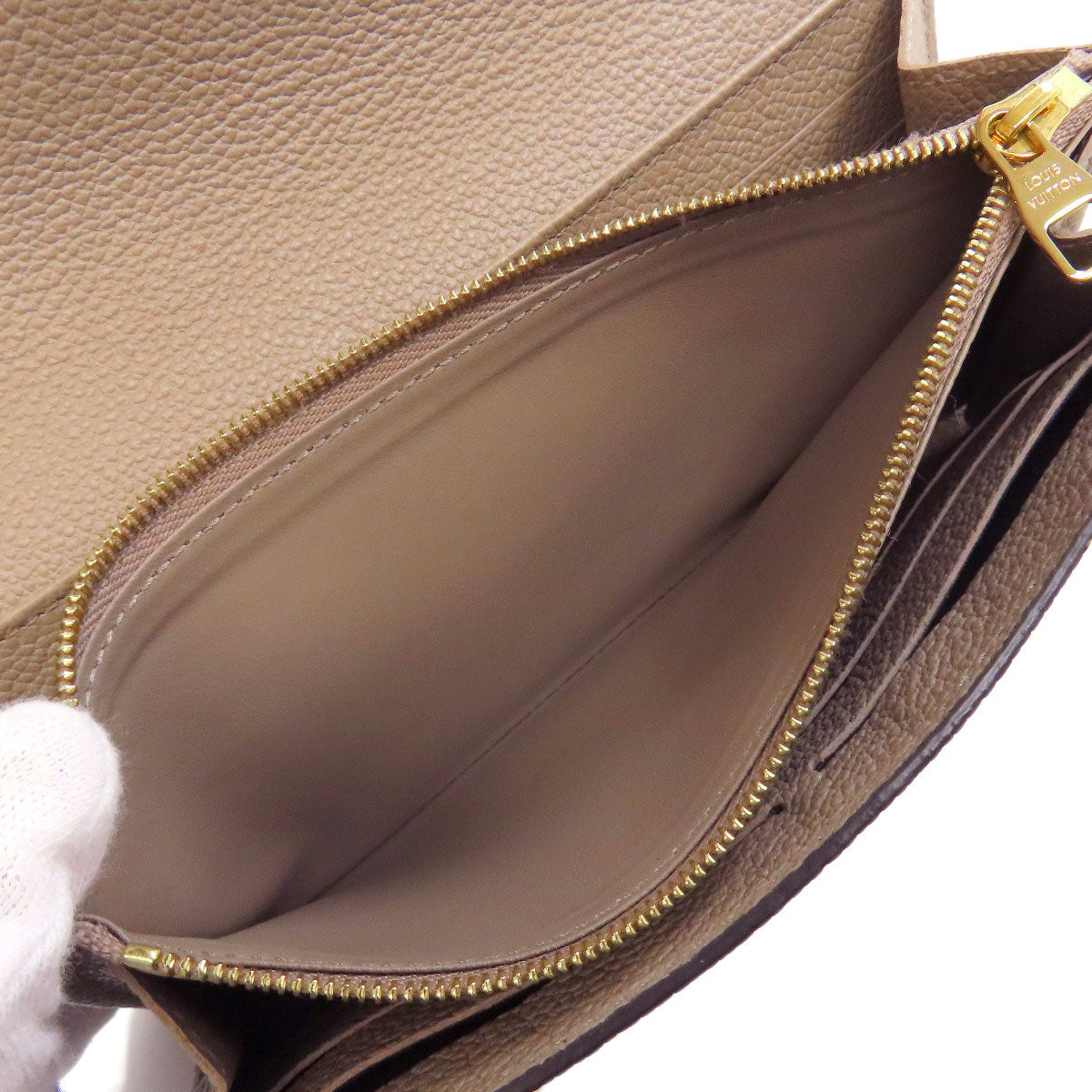 LOUIS VUITTON M68708 Portefeiulle Â· Sarah Long wallet (with coin pocket) Empreinte Ladies [Used]