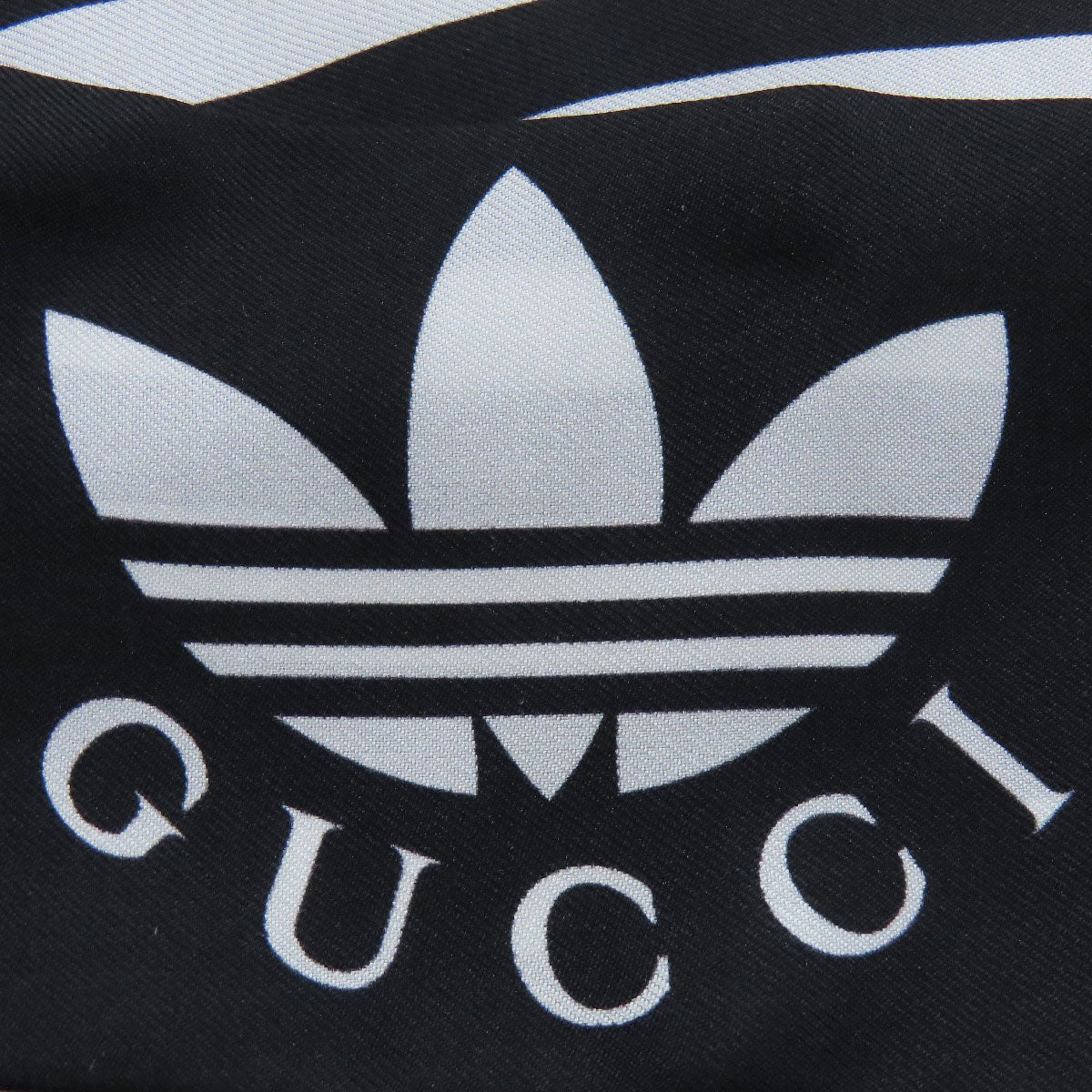GUCCI 703568 adidas collaboration Scarf Silk Ladies [Used]