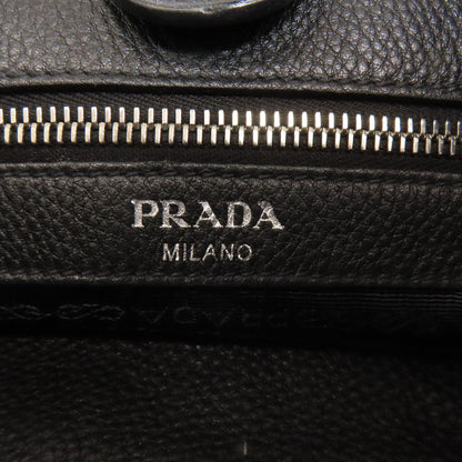 プラダ ロゴ ショルダーバッグ カーフ レディース 【中古】【PRADA】