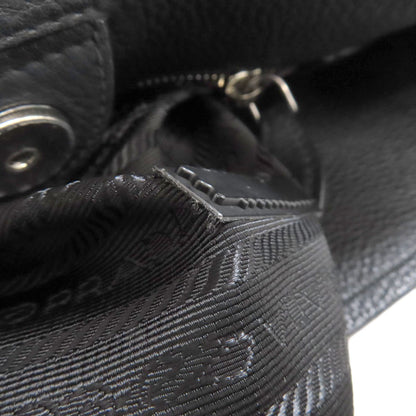 プラダ ロゴ ショルダーバッグ カーフ レディース 【中古】【PRADA】