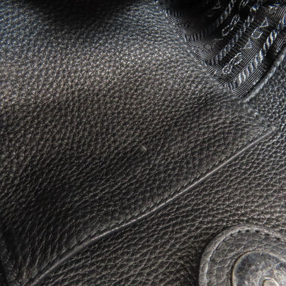 プラダ ロゴ ショルダーバッグ カーフ レディース 【中古】【PRADA】