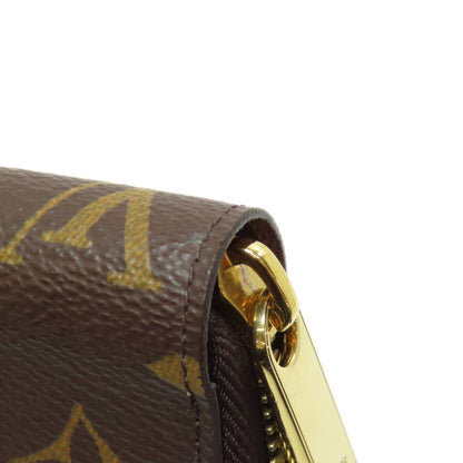 LOUIS VUITTON M42616 Zippy wallet Long wallet (with coin pocket) Monogram canvas Ladies [Used]