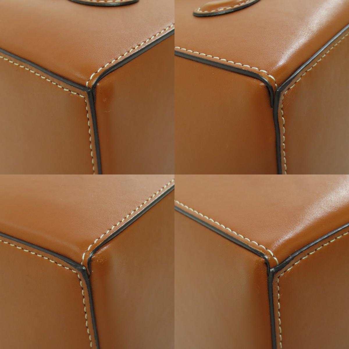 セリーヌ キューブバッグ ハンドバッグ カーフ レディース 【中古】【CELINE】