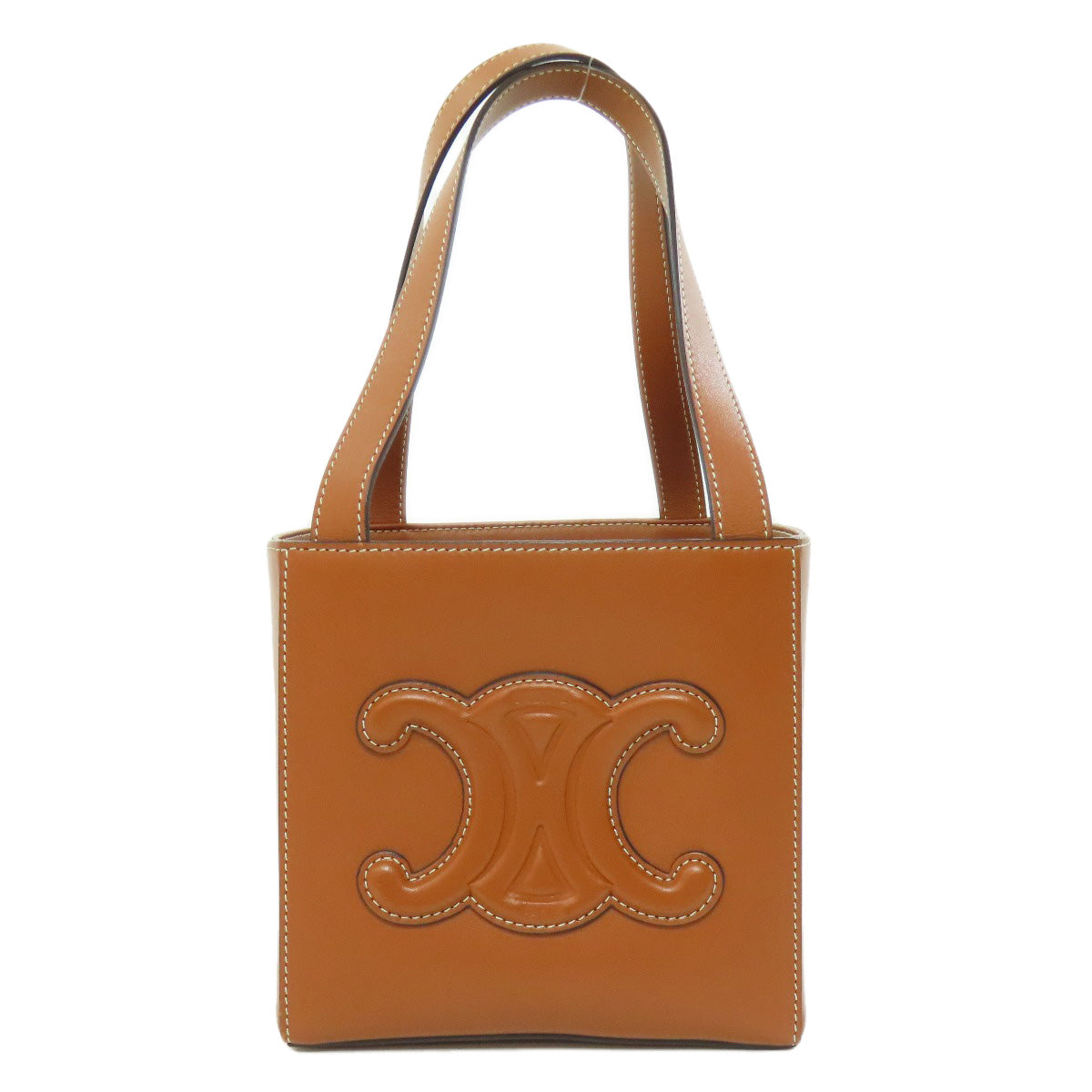 セリーヌ キューブバッグ ハンドバッグ カーフ レディース 【中古】【CELINE】