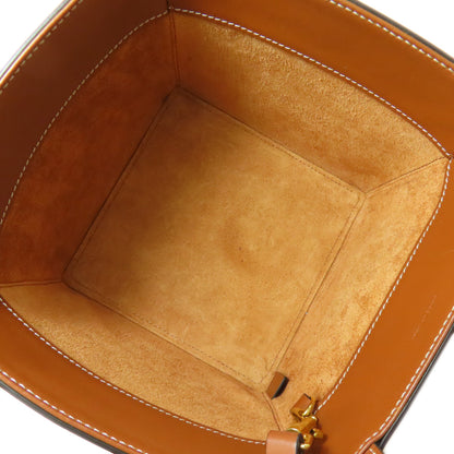 セリーヌ キューブバッグ ハンドバッグ カーフ レディース 【中古】【CELINE】