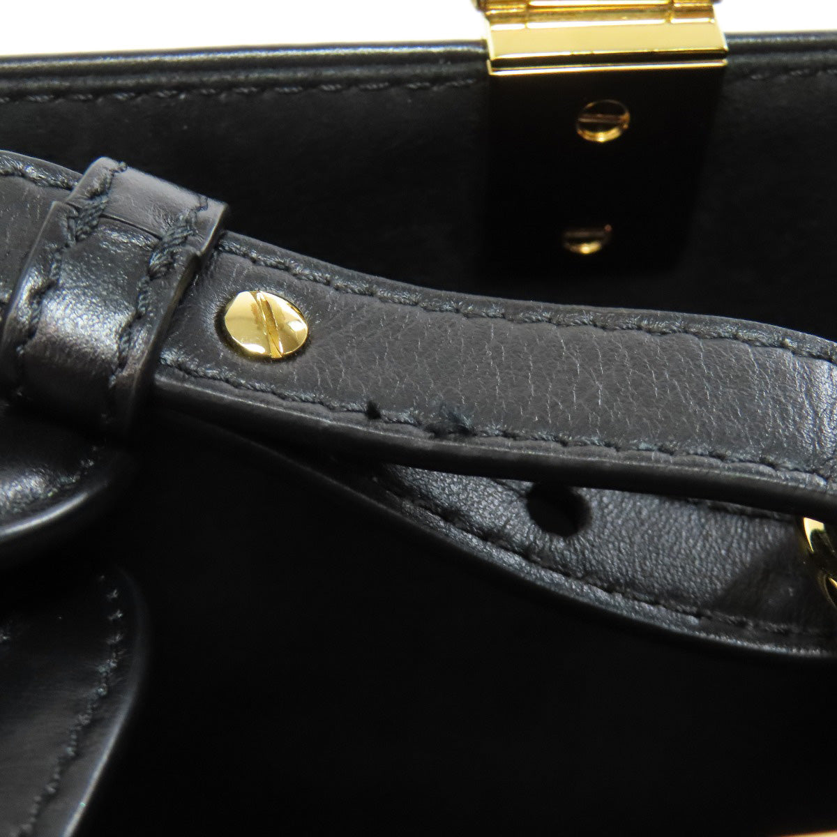 FENDI Sunshine Small 2WAY Handbag Calf Ladies [Used]
