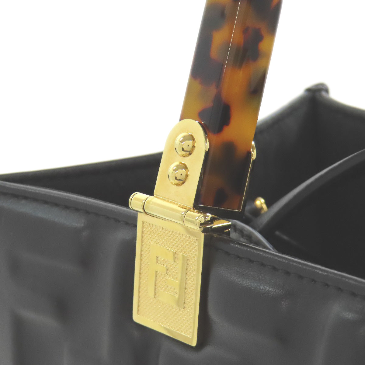 FENDI Sunshine Small 2WAY Handbag Calf Ladies [Used]