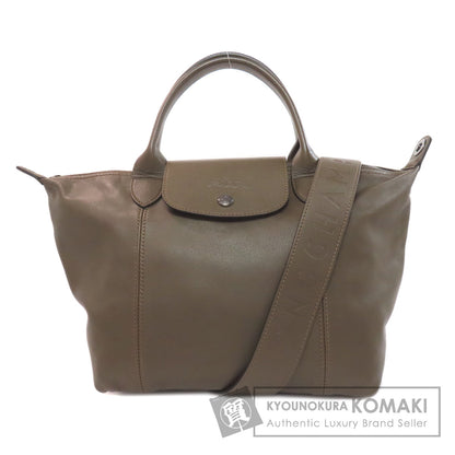 Longchamp   Le Pliage 2WAY Handbag  Leather Ladies [Used]