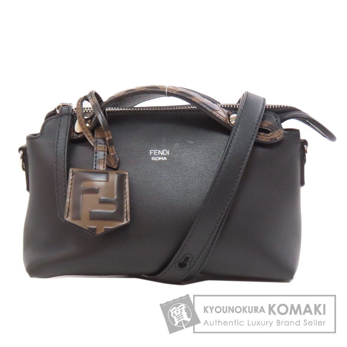 FENDI BY THE WAY mini 2 WAY Handbag Calf Ladies [Used]