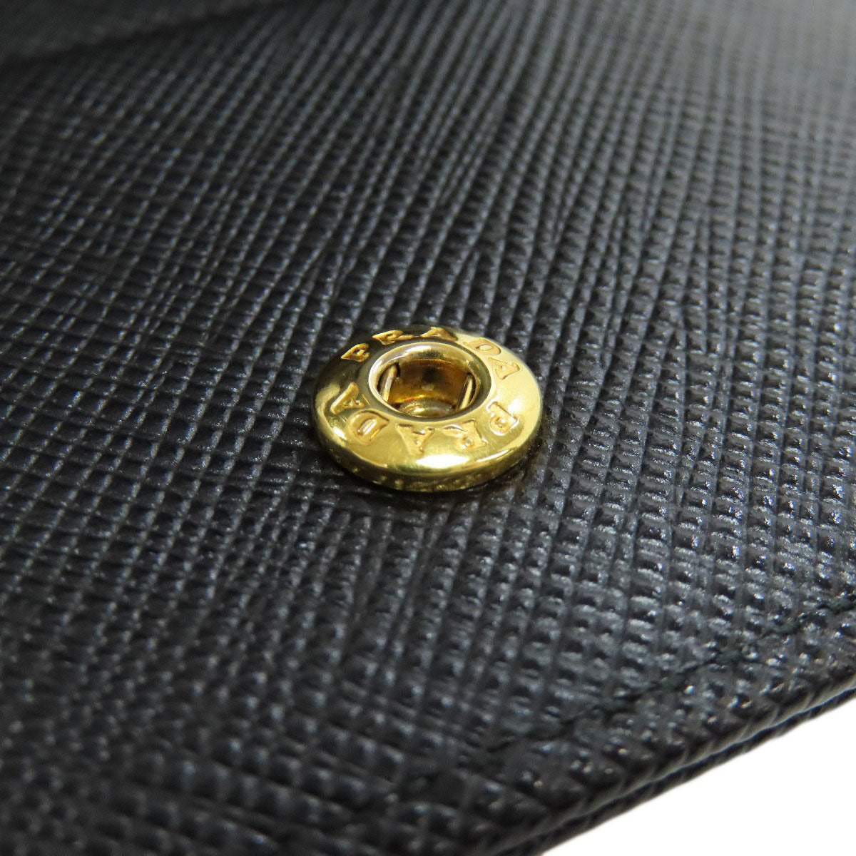 PRADA  1ML036 Bifold Wallet with Coin Pocket logo Safiano Ladies