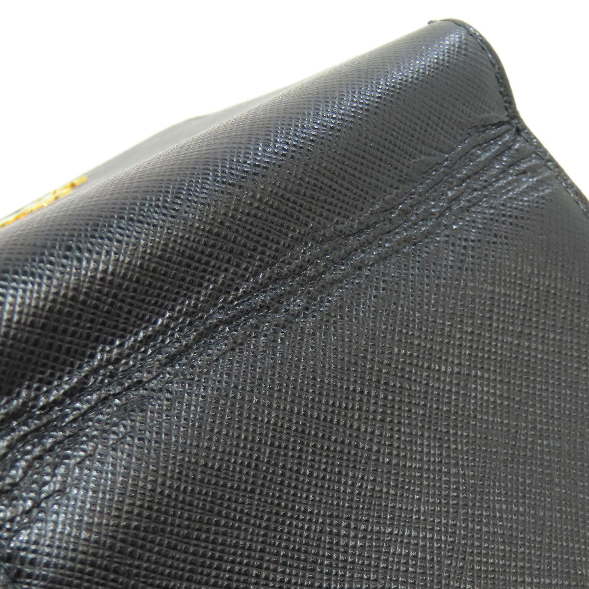 PRADA  1ML036 Bifold Wallet with Coin Pocket logo Safiano Ladies