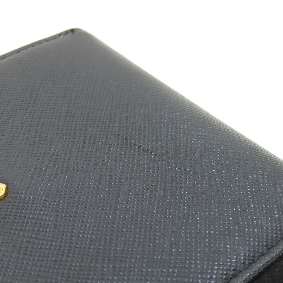 PRADA  1ML036 Bifold Wallet with Coin Pocket logo Safiano Ladies