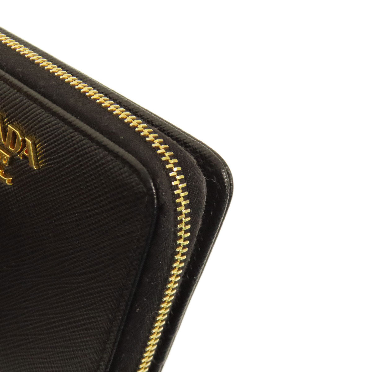 PRADA  1ML036 Bifold Wallet with Coin Pocket logo Safiano Ladies