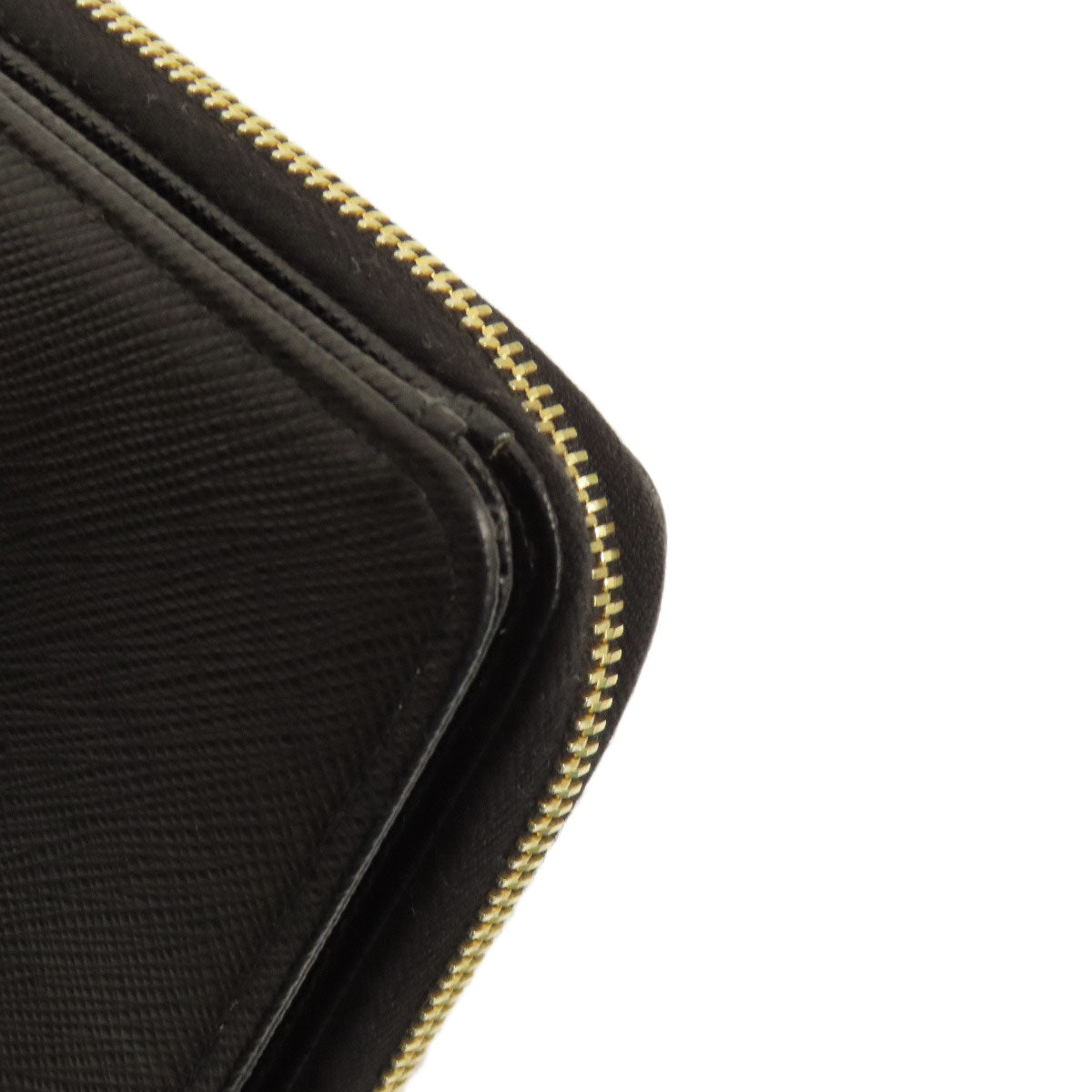 PRADA  1ML036 Bifold Wallet with Coin Pocket logo Safiano Ladies