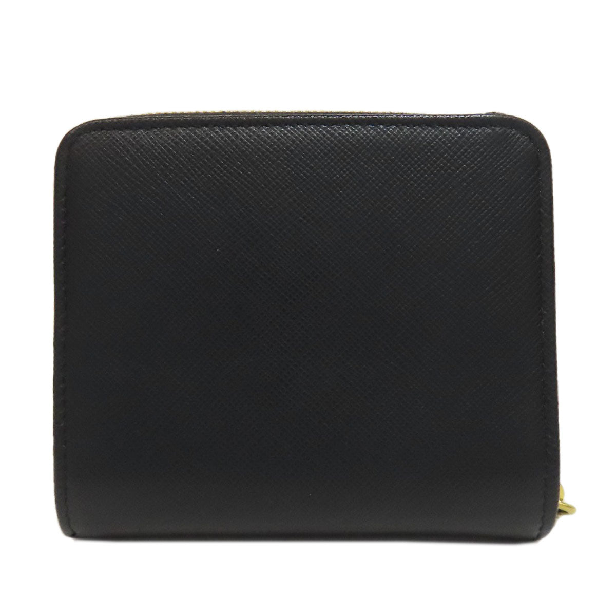 PRADA  1ML036 Bifold Wallet with Coin Pocket logo Safiano Ladies