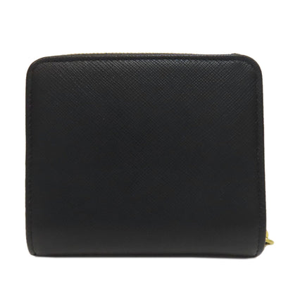 PRADA  1ML036 Bifold Wallet with Coin Pocket logo Safiano Ladies