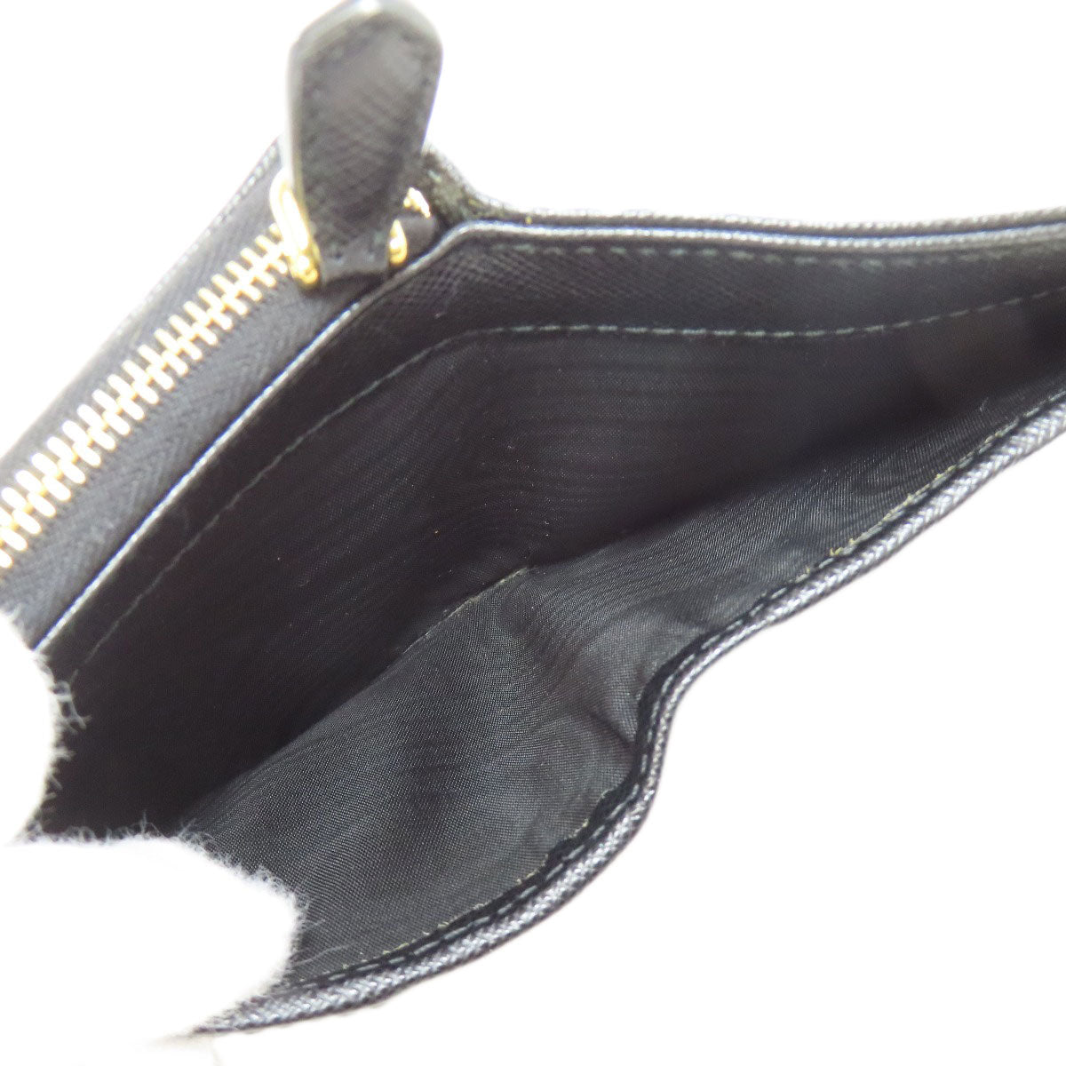PRADA  1ML036 Bifold Wallet with Coin Pocket logo Safiano Ladies