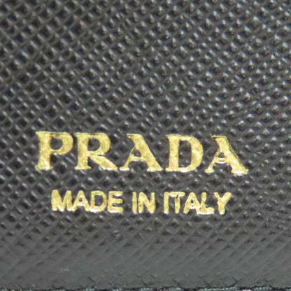 PRADA  1ML036 Bifold Wallet with Coin Pocket logo Safiano Ladies