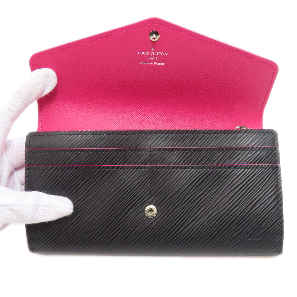 LOUIS VUITTON M64322 Portefeiulle Â· Sarah Long wallet (with coin pocket) Epi Leather Ladies [Used]