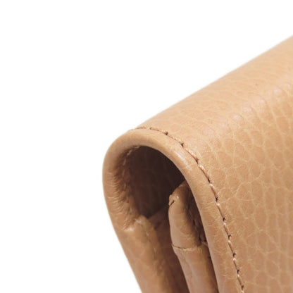 GUCCI 615524 Interlocking G outlet Long wallet (with coin pocket) Leather Ladies [Used]