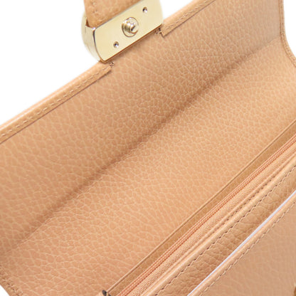 GUCCI 615524 Interlocking G outlet Long wallet (with coin pocket) Leather Ladies [Used]
