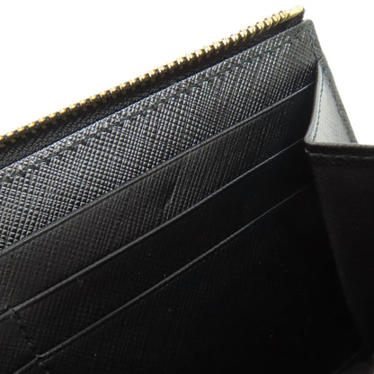 Salvatore Ferragamo Vara ribbon Long wallet (with coin pocket) Leather Ladies [Used]